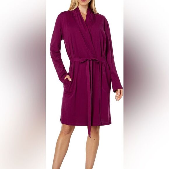 Skin | M (2) | NWOT Organic Fuchsia tie waist tone jersey organic cotton - Picture 1 of 6